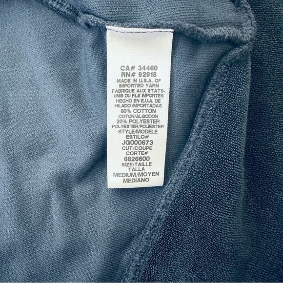 NWT Y2K Original Juicy Couture Puff Sleeve Terry Hoodie Regal Blue Medium - Picture 12 of 13